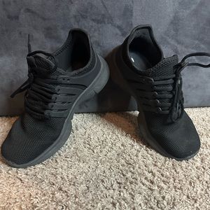Black sneakers